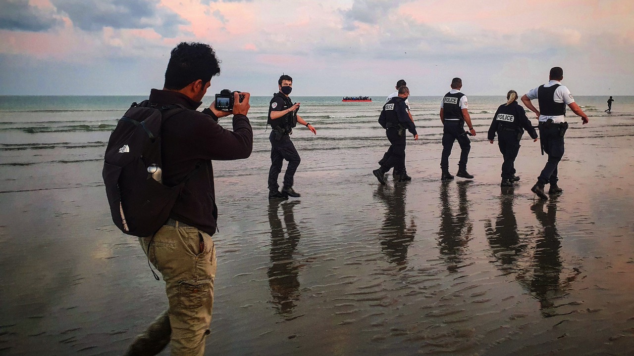 Calais, dans l'objectif afghan
